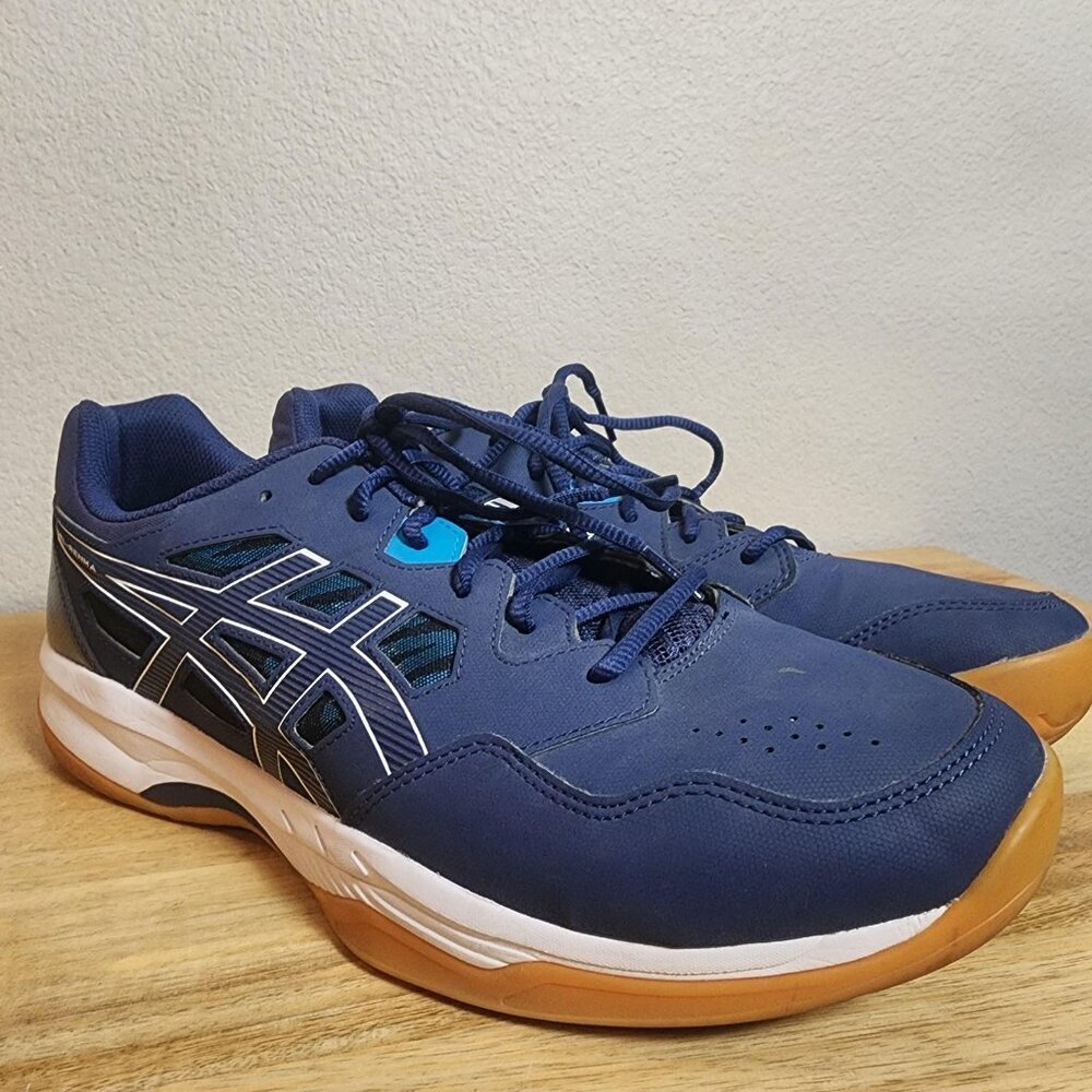 Asics GEL-RENMA Shoes Mens Size 13 Navy Blue Pickleball Court Gum Sole 1071A068 - Picture 10 of 14